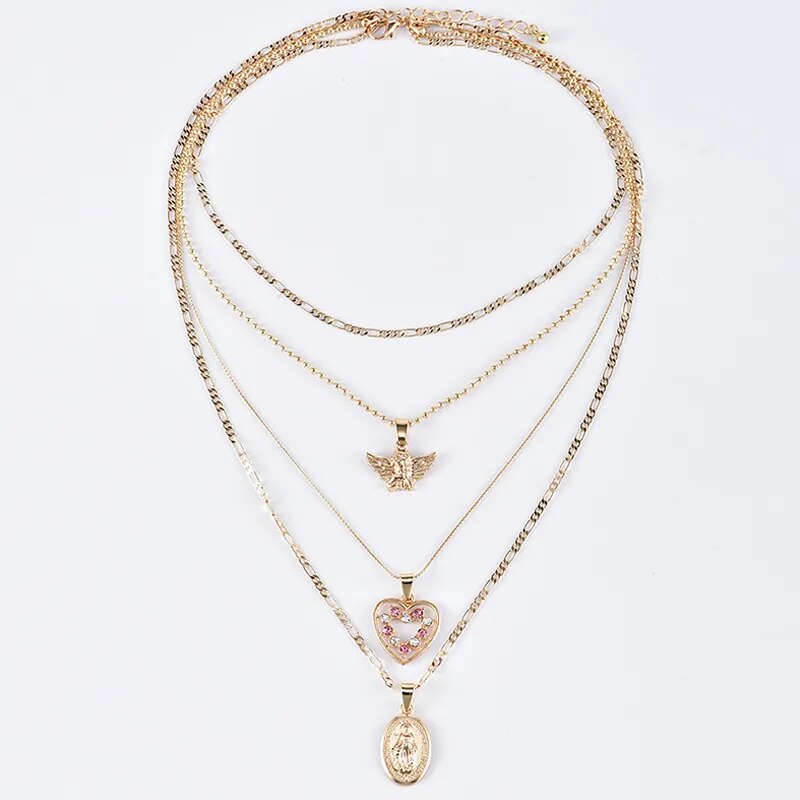 Angelcore Necklace Set 4pcs