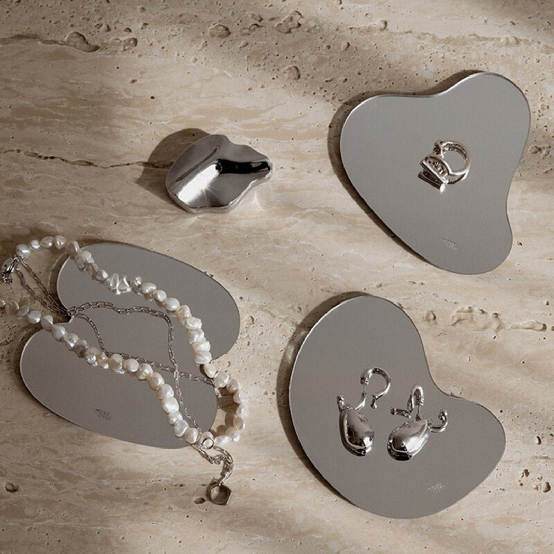 Aesthetic Mirror Coasters 3pcs Set