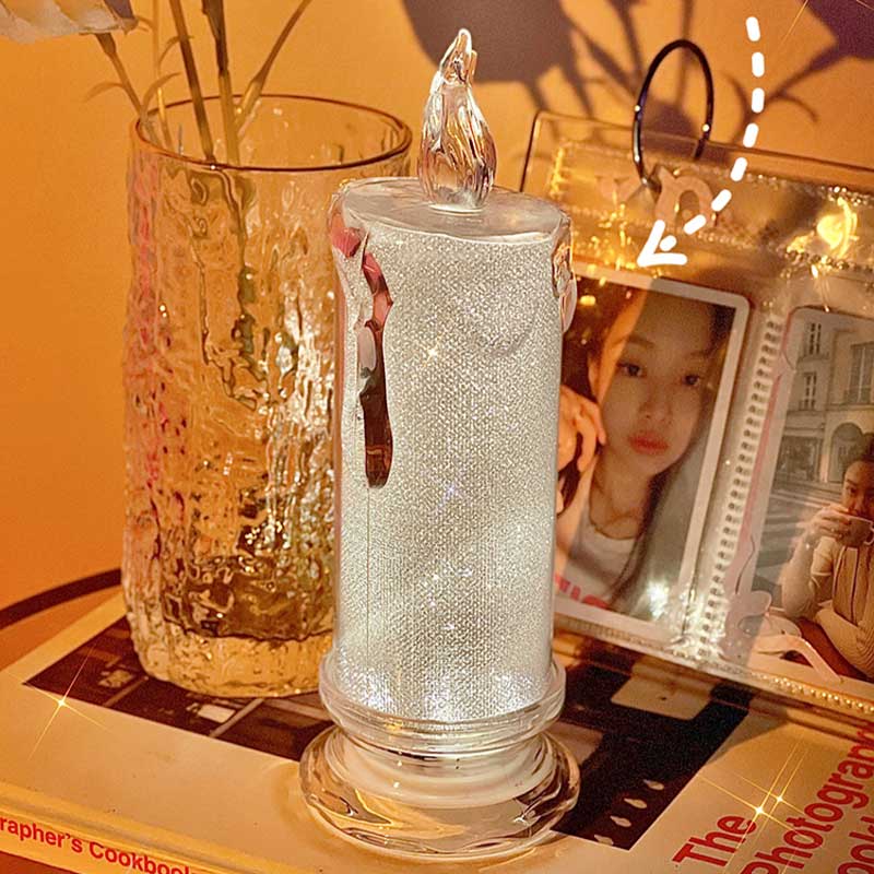 Aesthetic Glitter Candle