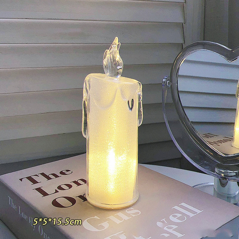 Aesthetic Glitter Candle