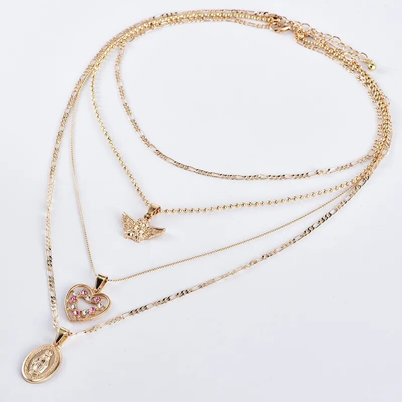 Angelcore Necklace Set 4pcs