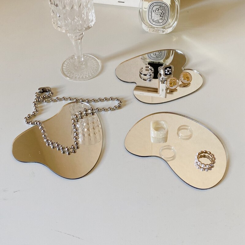 Aesthetic Mirror Coasters 3pcs Set