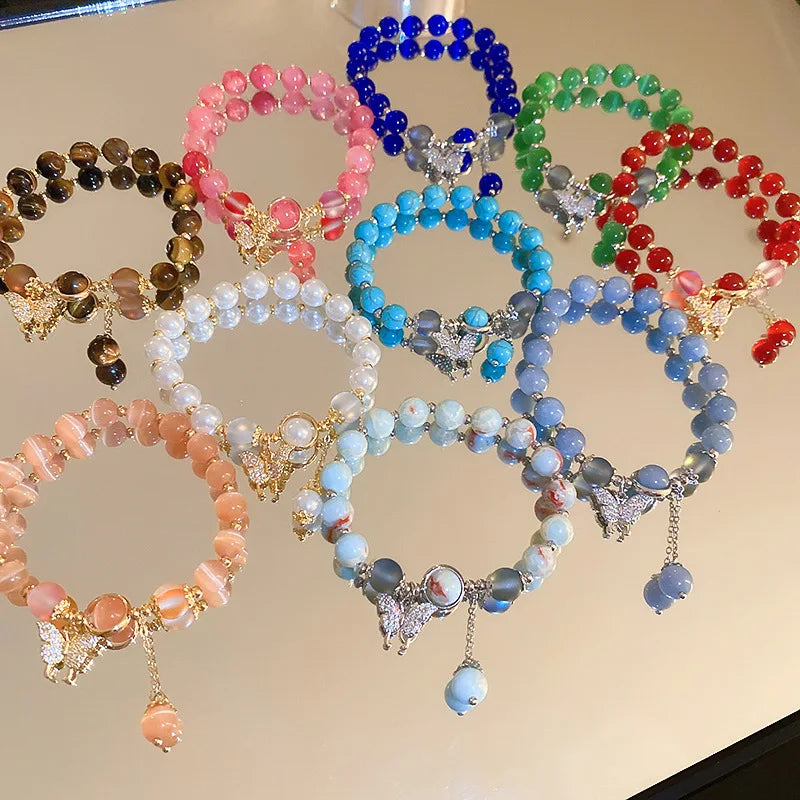 Zirconia Butterfly Bracelet