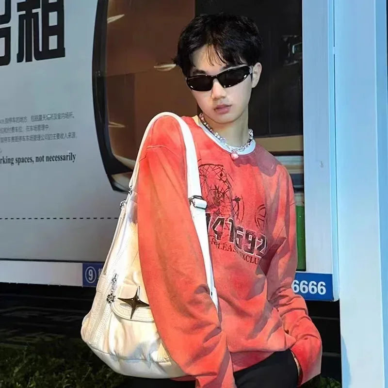 Y2K White Shoulder Bag