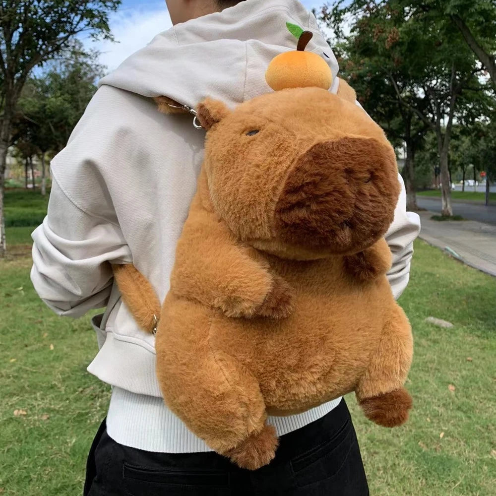 Capybara Plush Backpack – Venus&Orion