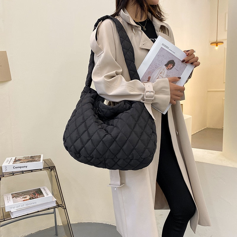 Quilted Padded Tote Bag
