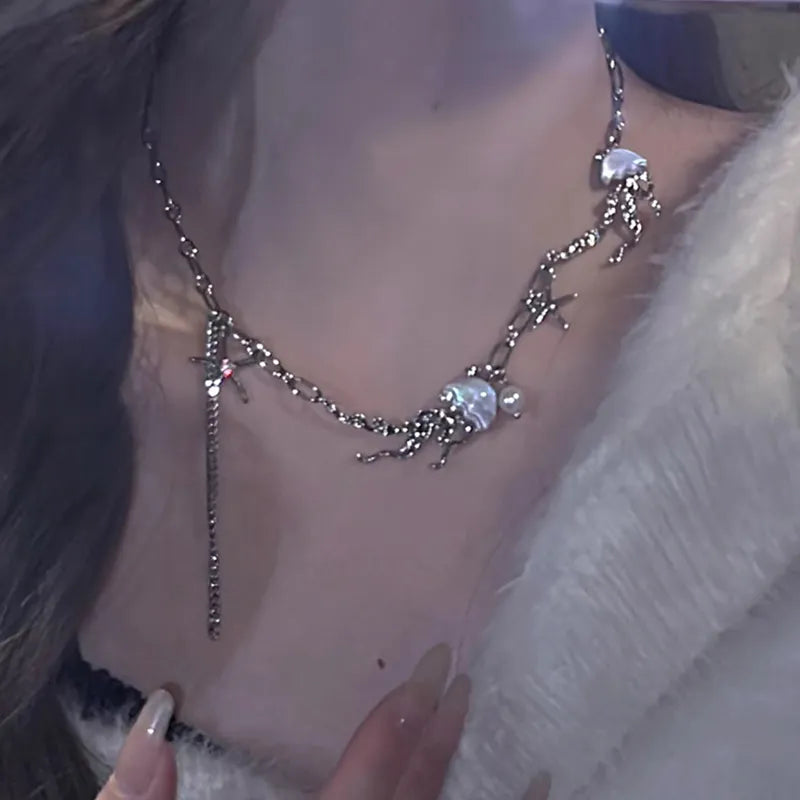 Y2K Jellyfish Necklace