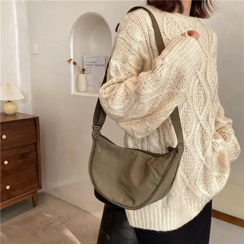 Minimalist Round Shoulder Bag