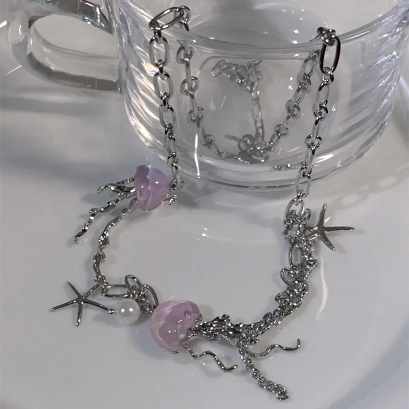 Y2K Jellyfish Necklace