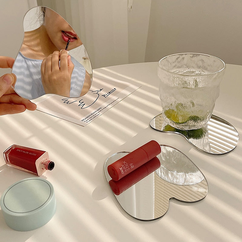 Aesthetic Mirror Coasters 3pcs Set