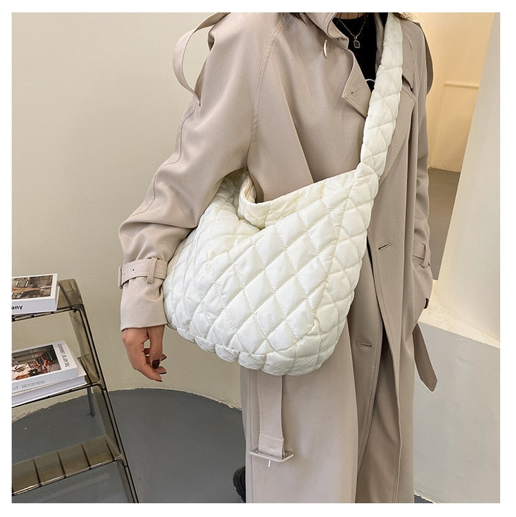 Quilted Padded Tote Bag