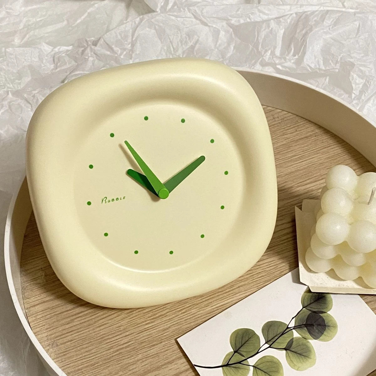 Aesthetic Bubble Clock
