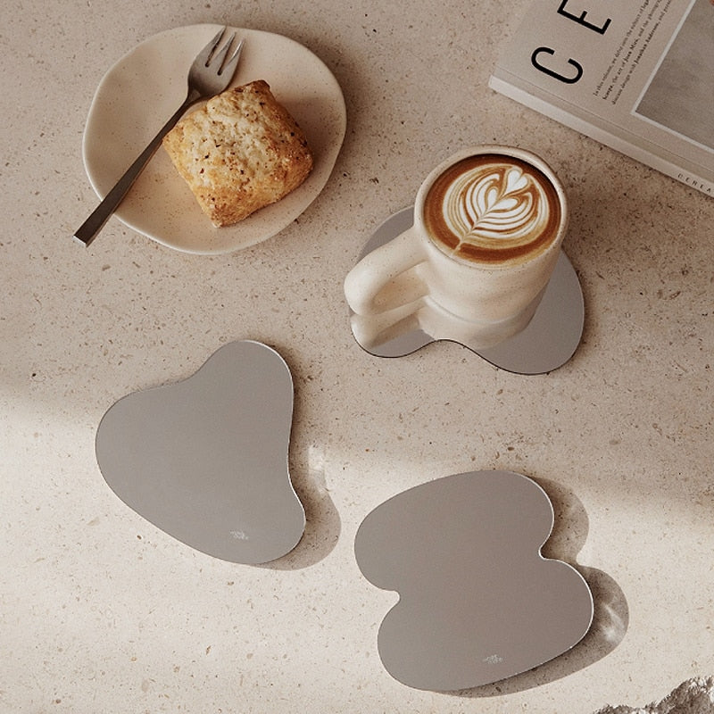 Aesthetic Mirror Coasters 3pcs Set