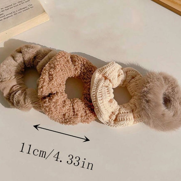 7pcs Nude Scrunchies Set