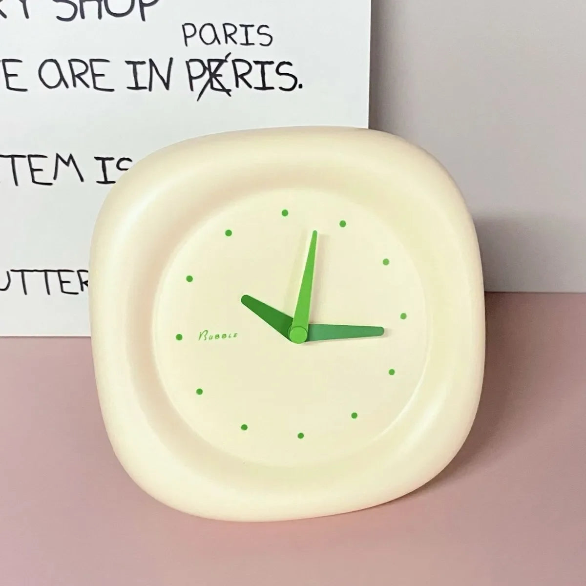 Aesthetic Bubble Clock