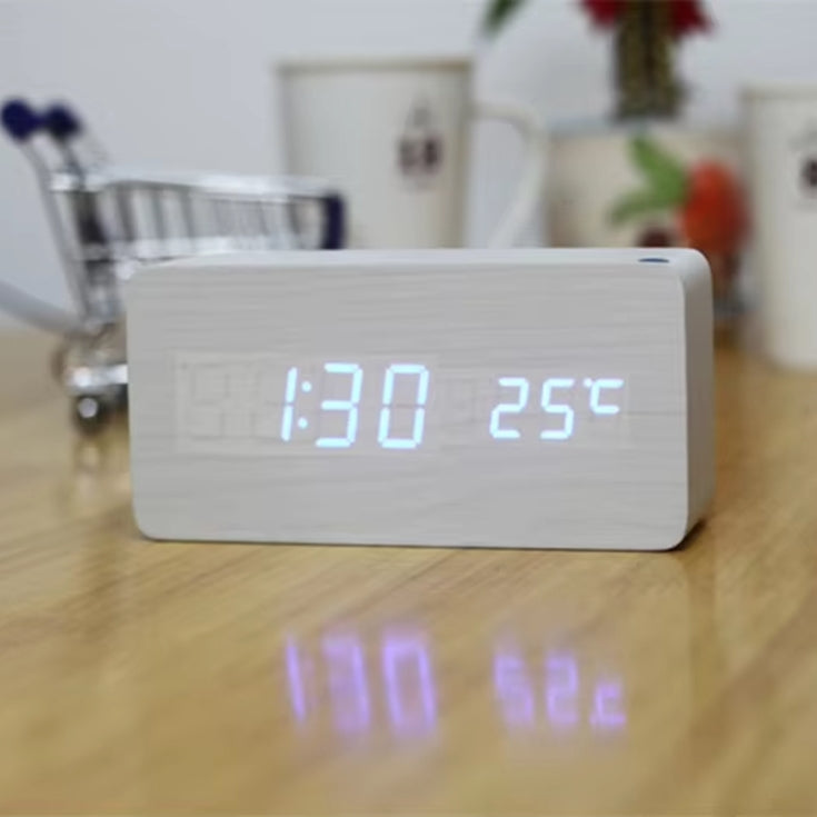 Wooden Alarm Clock