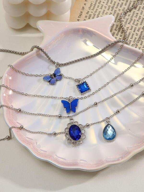 Coquette Necklaces Set 5pcs