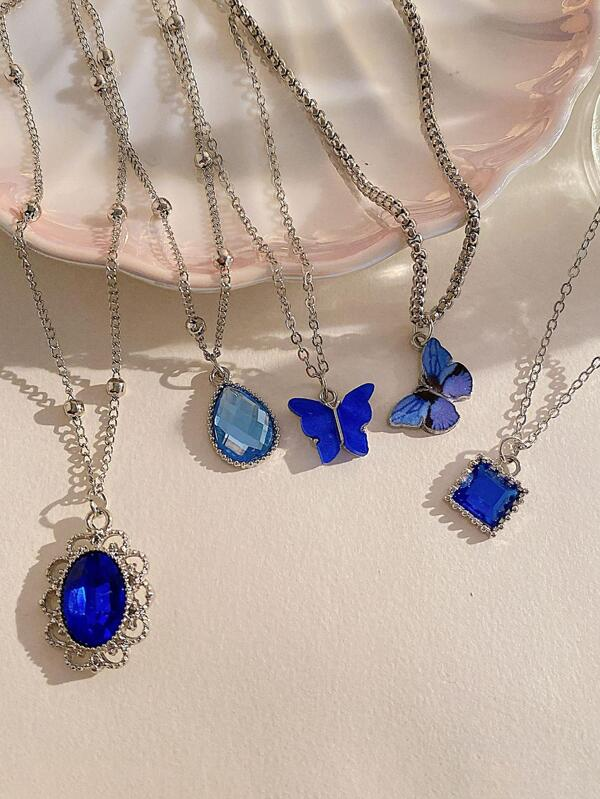Coquette Necklaces Set 5pcs