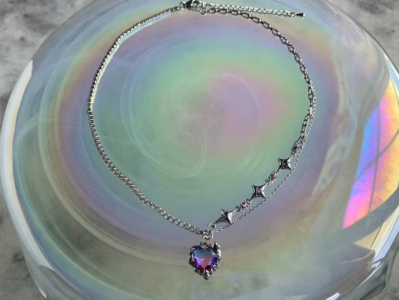 Y2K Heart Necklace