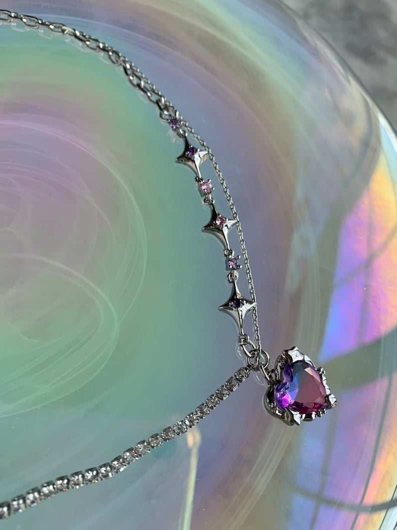 Y2K Heart Necklace