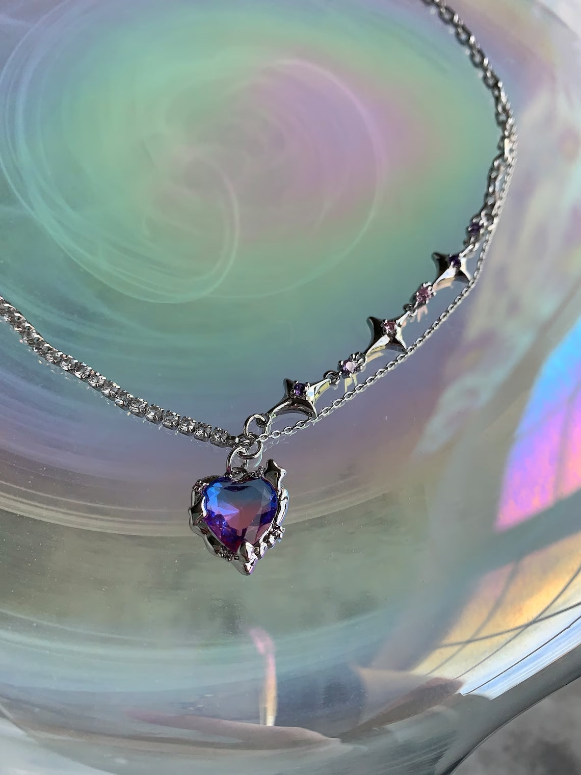 Y2K Heart Necklace