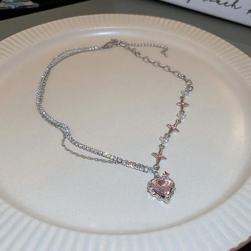 Y2K Heart Necklace