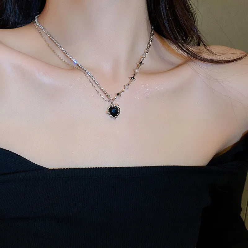 Y2K Heart Necklace