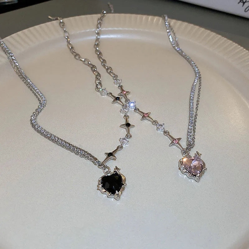 Y2K Heart Necklace
