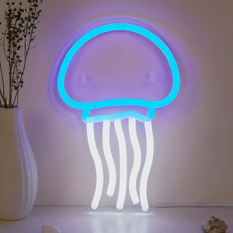 Jellyfish Neon Sign