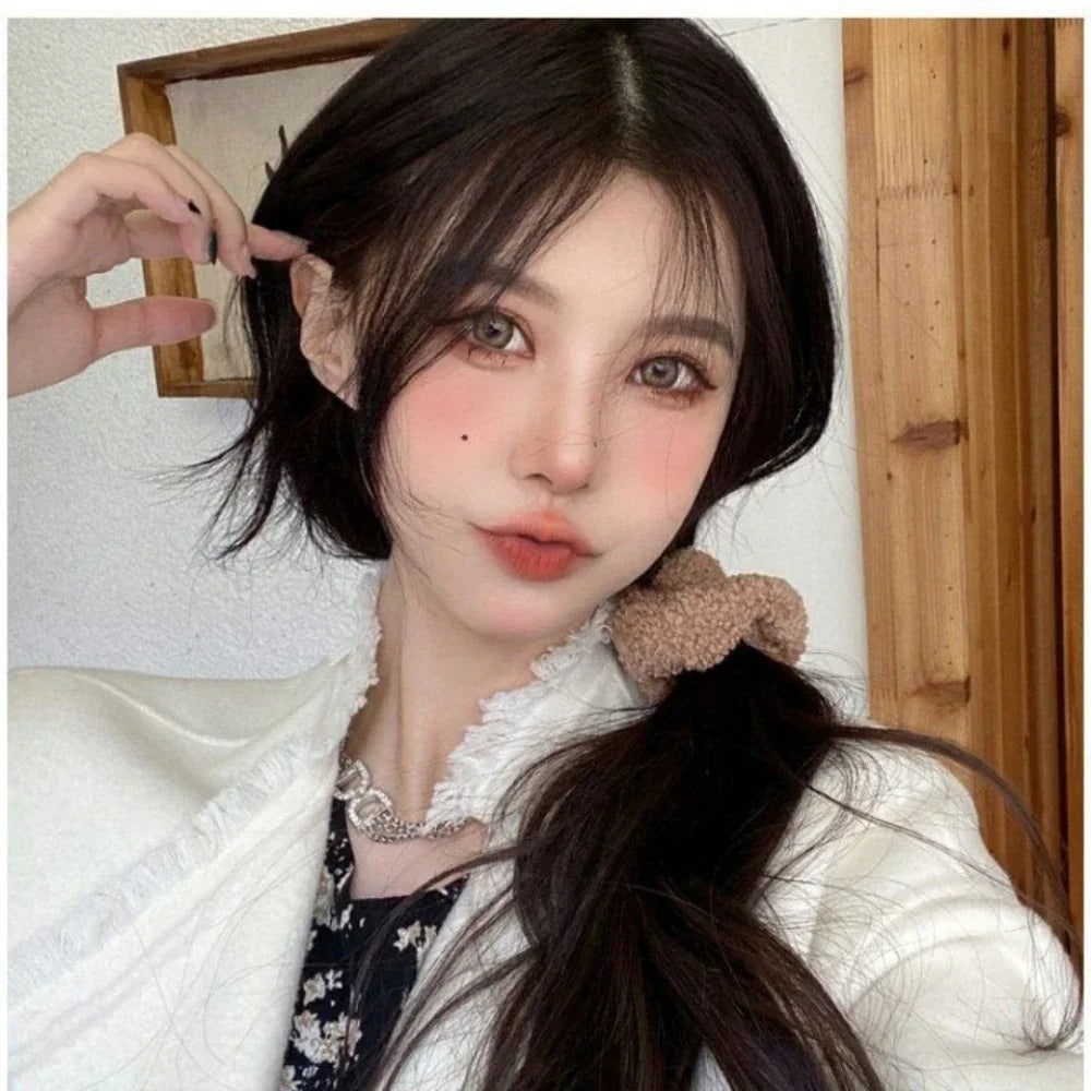 Cozy Fluffy Scrunchies Set 7pcs