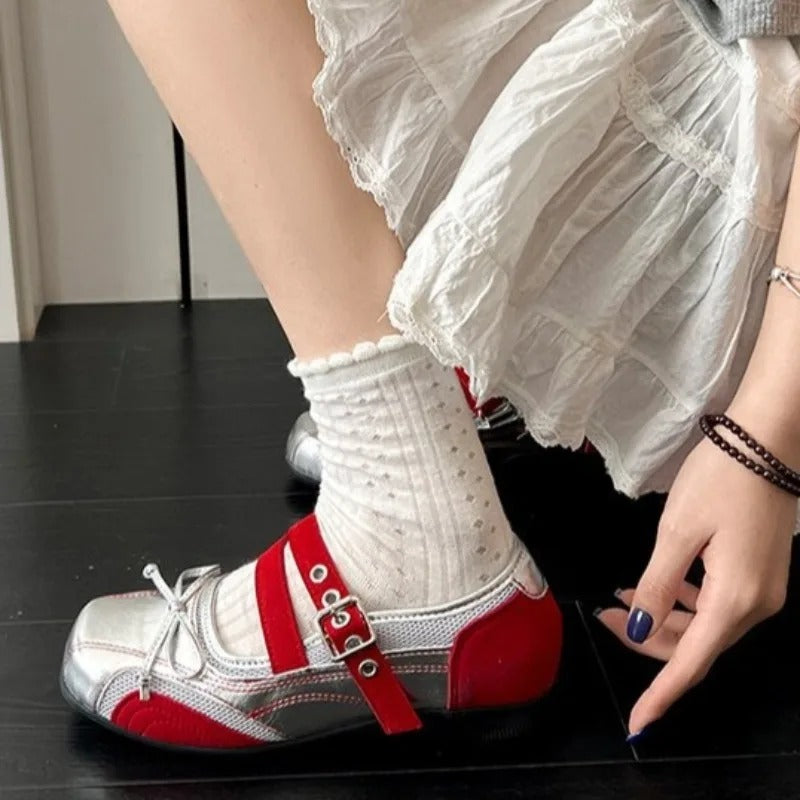 Cyber Y2K Mary Jane Shoes