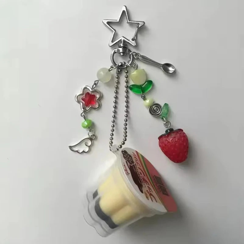 Juminocore Pudding Keychain