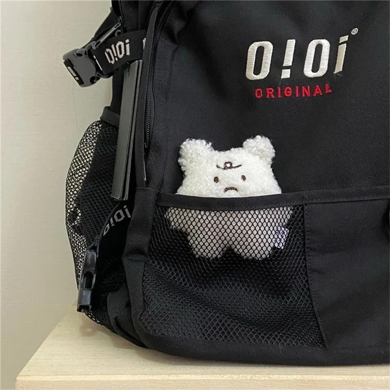 Fluffy Grumpy Bear Keychain