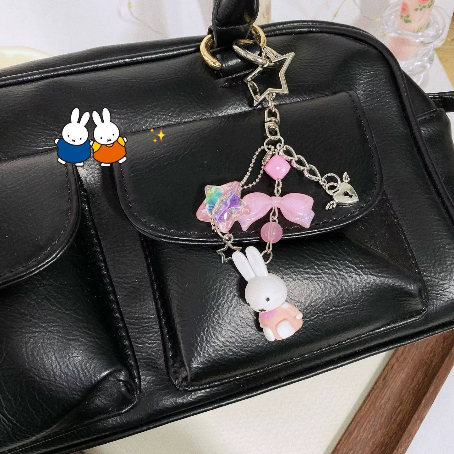 Miffy Y2K Keychain