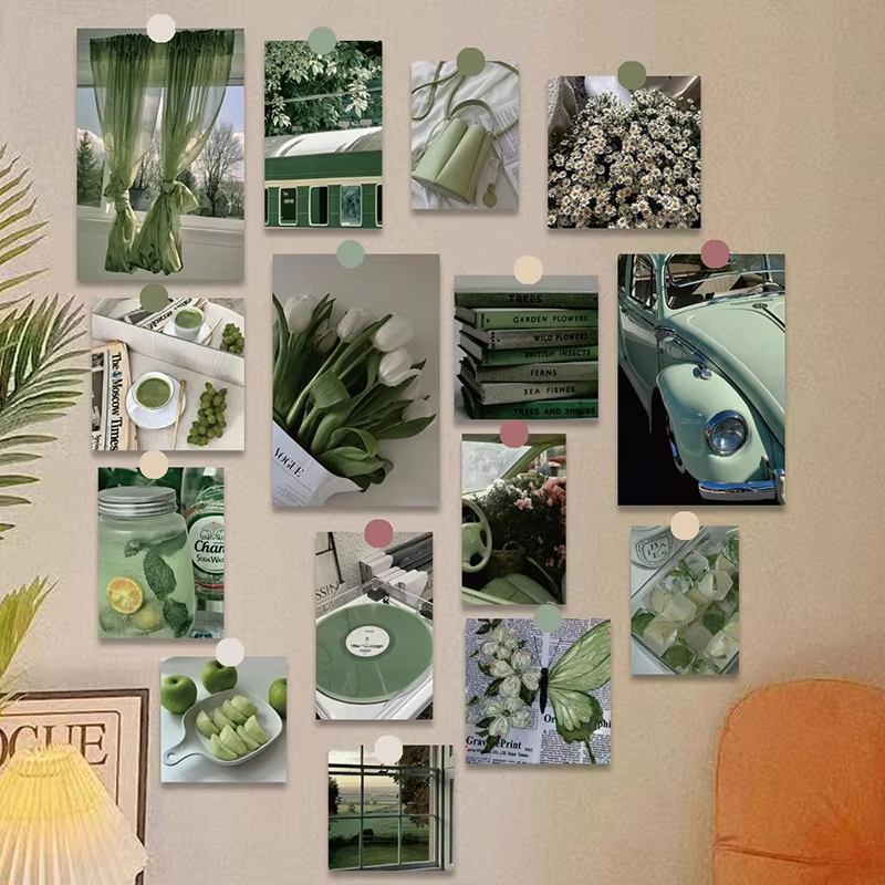 Aethetic Green Aesthetic Postcards