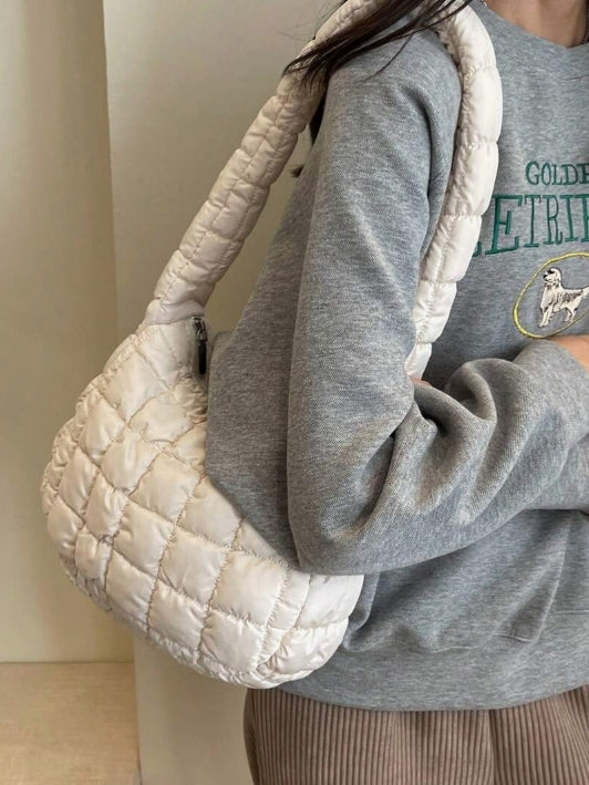 Puffy Quilted Shoulder Bag