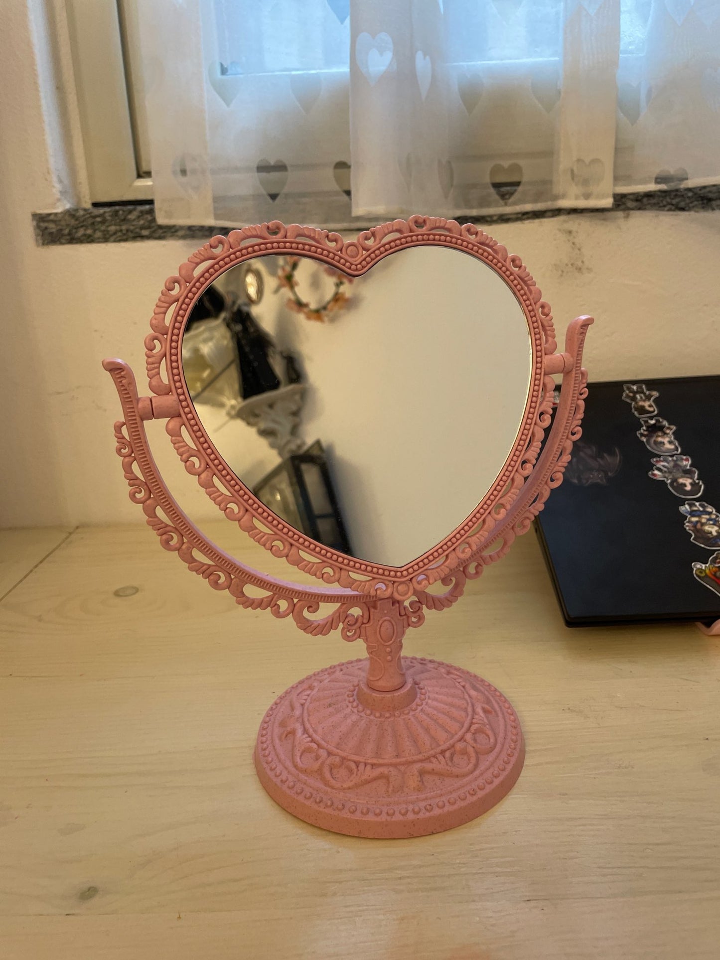 Coquette Heart Mirror