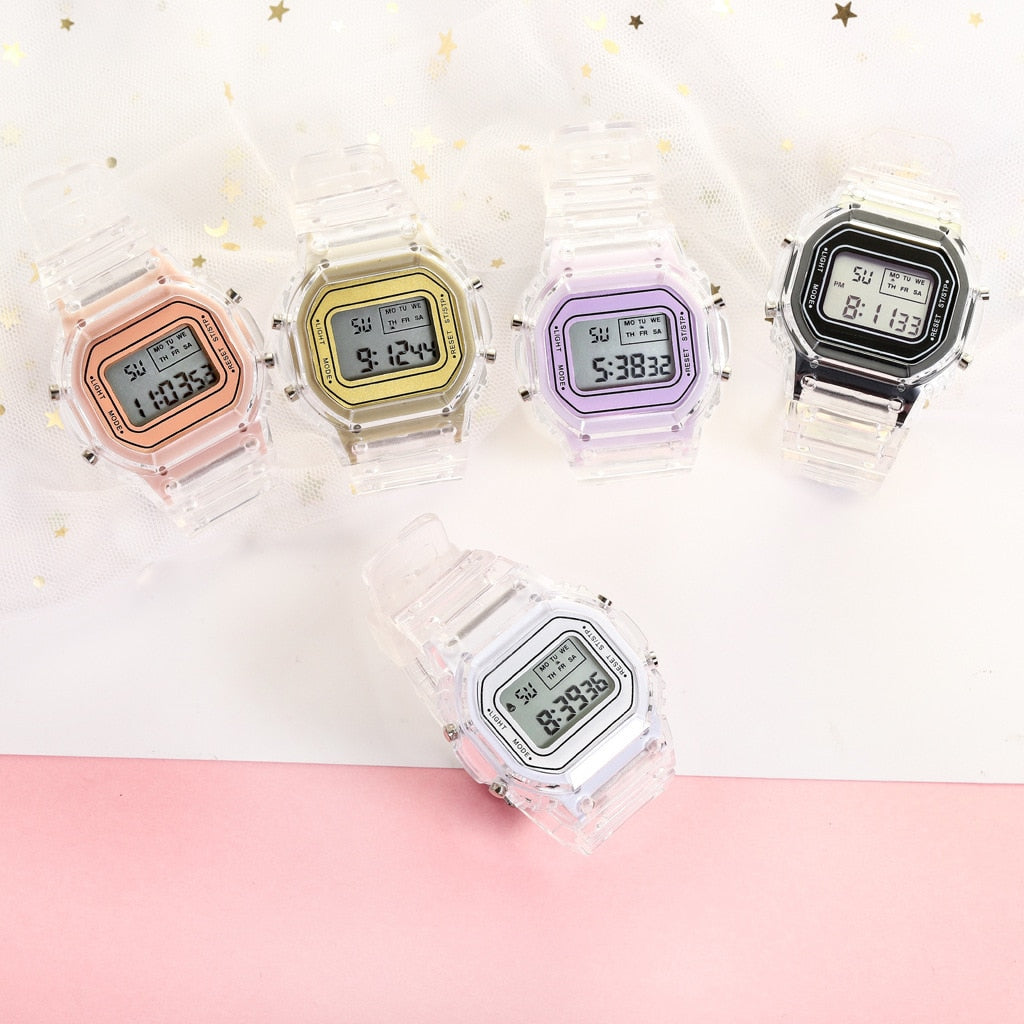 Y2K Aesthetic Water Resistant Digital Watch