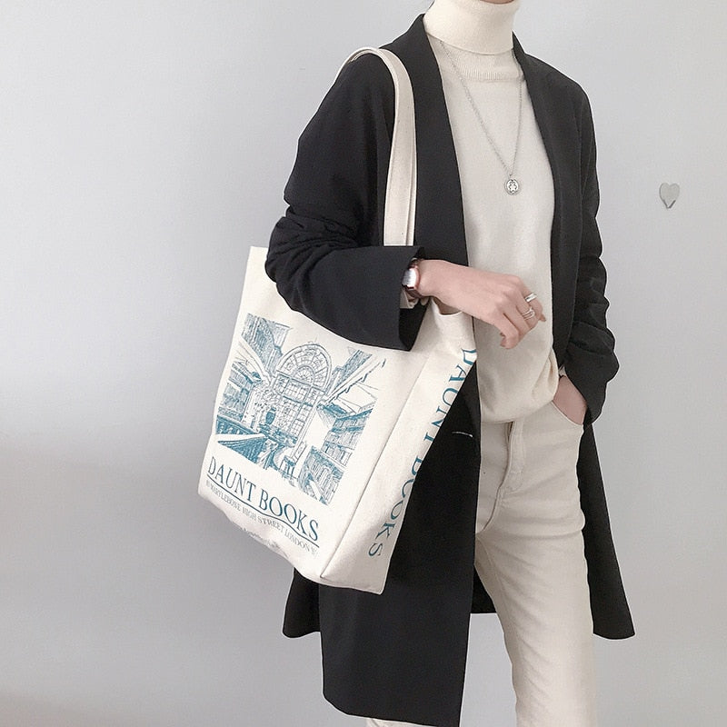 Academia Bookstore Tote Bag