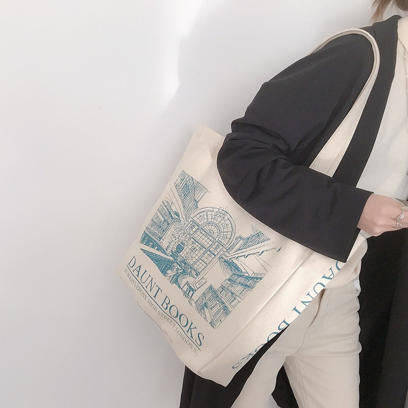 Academia Bookstore Tote Bag