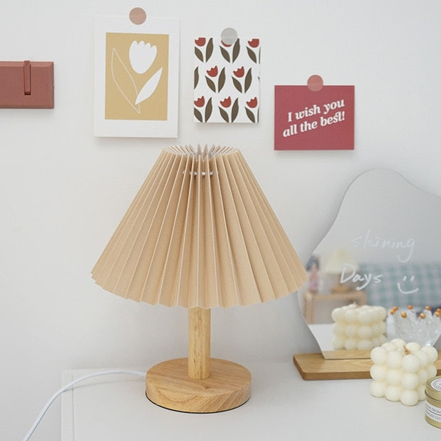 Korean Minimalist Pleated Lamp