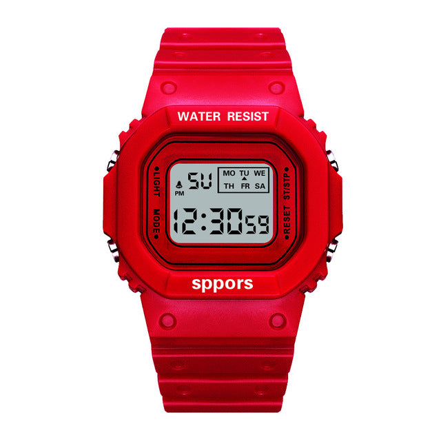 Y2K Aesthetic Water Resistant Digital Watch