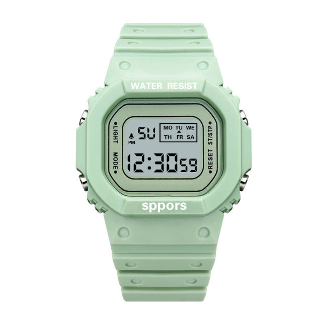 Y2K Aesthetic Water Resistant Digital Watch