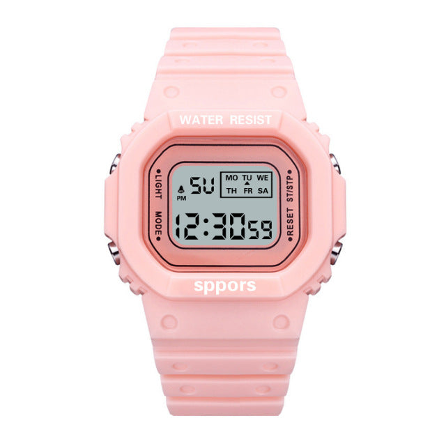 Y2K Aesthetic Water Resistant Digital Watch