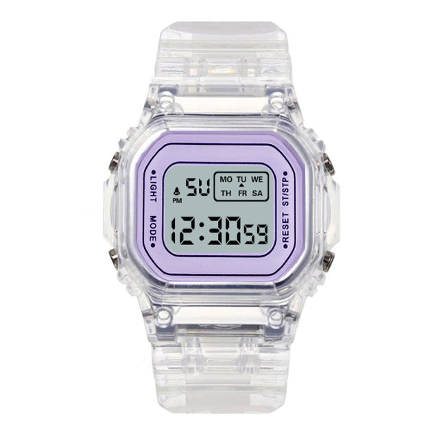 Y2K Aesthetic Water Resistant Digital Watch