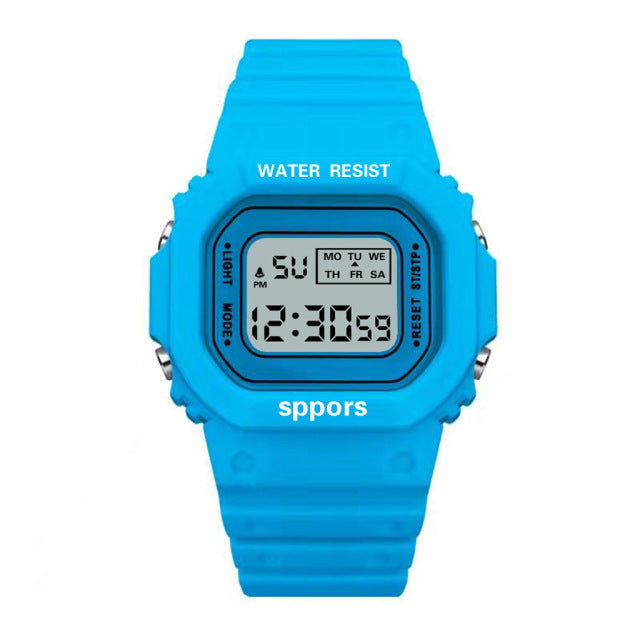 Y2K Aesthetic Water Resistant Digital Watch