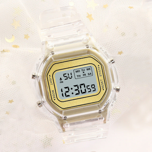 Y2K Aesthetic Water Resistant Digital Watch