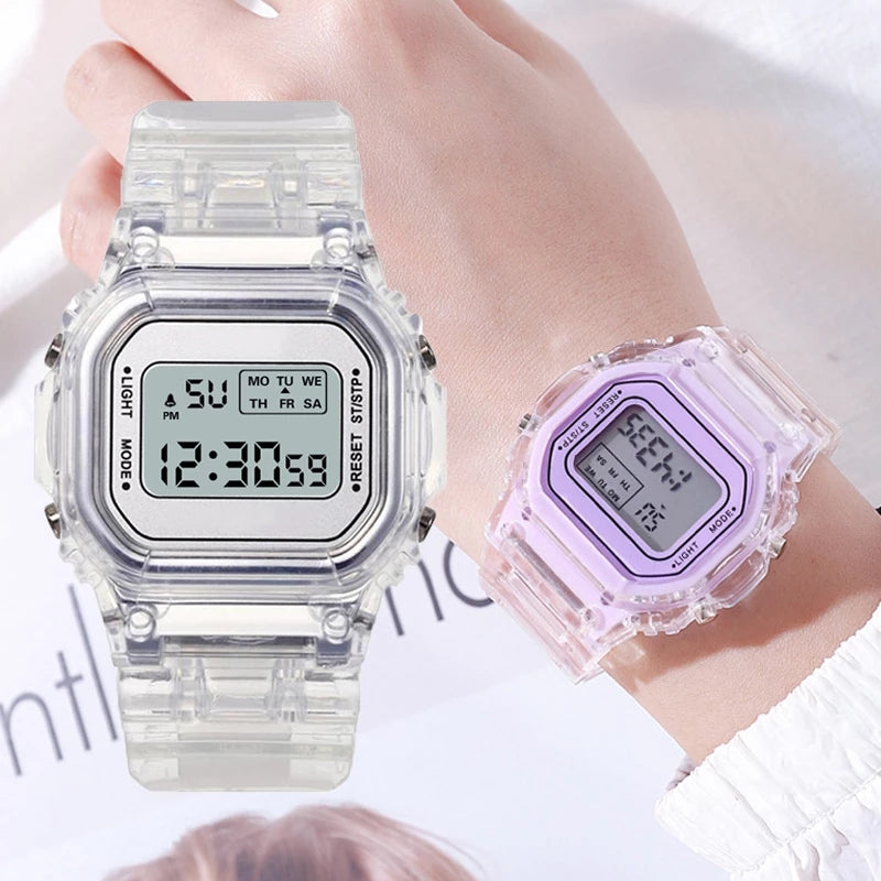 Y2K Aesthetic Water Resistant Digital Watch