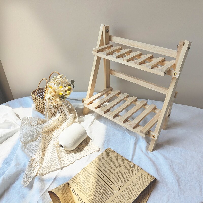 Cozy Wooden Storage Rack