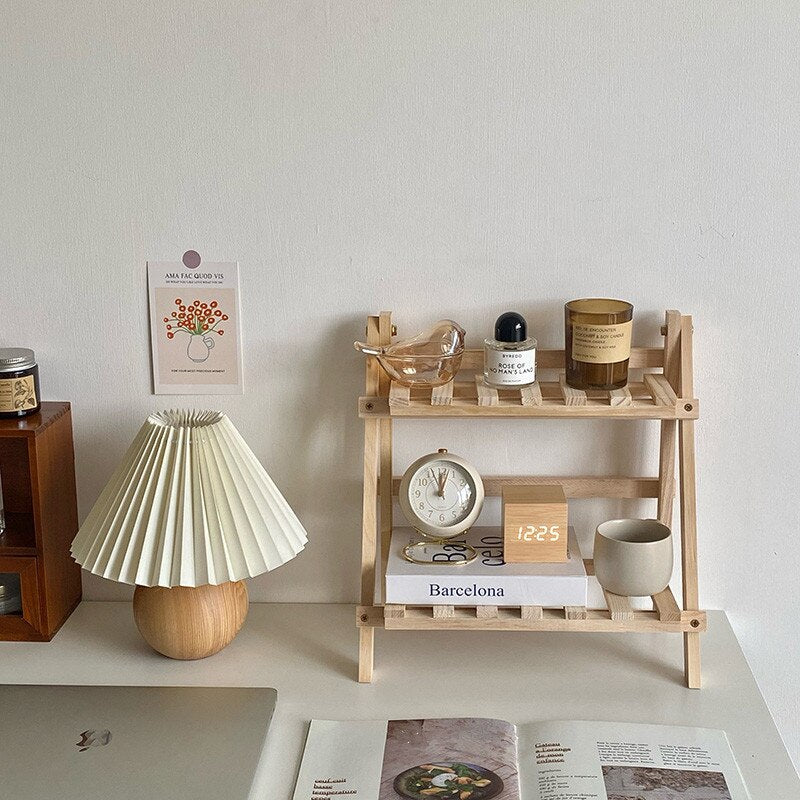 Cozy Wooden Storage Rack